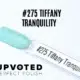 Capsule du vernis semi-permanent NailPerfect Upvoted #275 Tiffany Tranquility, bleu menthe clair et élégant.