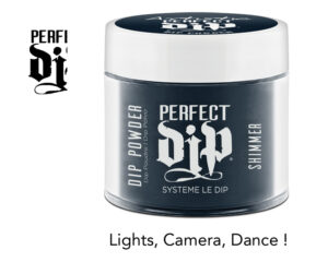 artistic nail design dip lights camera dance