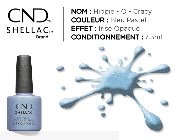 shellac vernis permanent hippie o cracy