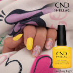 CND Shellac Catching light vernis2