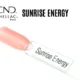 Capsule du vernis semi-permanent professionnel CND™ Shellac Sunrise Energy, corail rosé translucide au fini brillant et naturel.