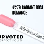 Capsule du vernis semi-permanent NailPerfect Upvoted #279 Radiant Rose Romance, rose vif et romantique.
