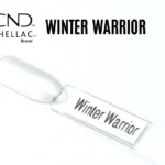 Capsule du vernis semi-permanent professionnel CND™ Shellac Winter Warrior, argent clair givré au fini brillant et métallique.