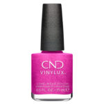 Vernis CND Vinylux All The Rage rose fuchsia vibrant brillance effet gel séchage rapide