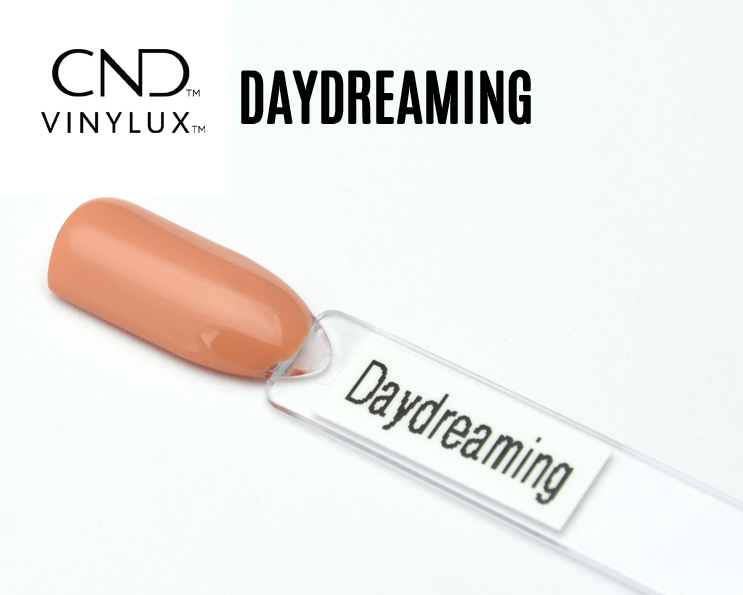 Capsule de vernis nude pêche CND Vinylux Daydreaming