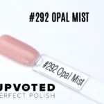 Capsule du vernis semi-permanent NailPerfect Upvoted #292 Opal Mist, rose nude semi-couvrant et lumineux.