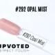 Capsule du vernis semi-permanent NailPerfect Upvoted #292 Opal Mist, rose nude semi-couvrant et lumineux.