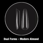 NailPerfect Dual Forms Modern Almond tips