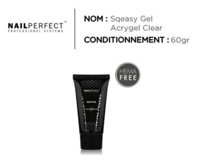 NailPerfect Sqeasy Gel Cler Glass Acrygel