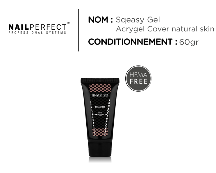 NailPerfect Sqeasy Gel Cover natural skin Acrygel