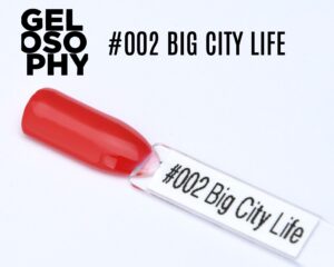 AstonishingNails Gelosophy #002 Big City Life vernis permanent rouge