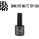 Flacon 7 ml du Gelosophy Soak Off Matte Top Gel Astonishing Nails – finition transparente ultra-mate pour manucures gel professionnelles.
