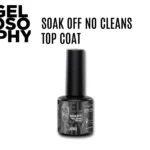 Flacon 7 ml du top gel soak-off “No Cleanse” transparent, finition ultra-brillante, Gelosophy Astonishing Nails.