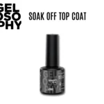 Flacon 7 ml du Gelosophy Soak Off Top Gel Astonishing Nails – finition transparente ultra-brillante pour manucures gel professionnelles.