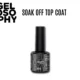 Flacon 7 ml du Gelosophy Soak Off Top Gel Astonishing Nails – finition transparente ultra-brillante pour manucures gel professionnelles.