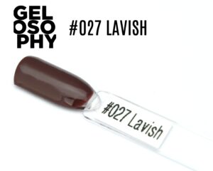 AstonishingNails Gelosophy #027 Lavish Vernis permanent brun
