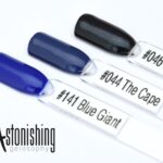 AstonishingNails Gelosophy #044 The Cape #046 Starry Night #0141 Blue Giant vernis permanent bleu min