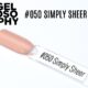 Capsule du vernis semi-permanent AstonishingNails Gelosophy #050 Simply Sheer, un beige rosé transparent et naturel