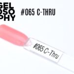 Capsule du vernis semi-permanent AstonishingNails Gelosophy #065 C-Thru, un rose transparent doux et lumineux.