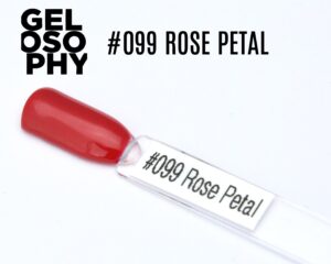 Capsule du vernis semi-permanent AstonishingNails Gelosophy #099 Rose Petal, un rose framboise lumineux et brillant.