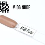 Capsule du vernis semi-permanent AstonishingNails Gelosophy #106 Nude, un beige naturel et élégant à la finition brillante.