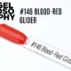 Capsule du vernis semi-permanent AstonishingNails Gelosophy #146 Blood-Red Glider, un rouge intense et brillant.