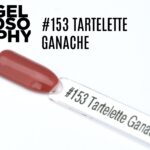 apsule du vernis semi-permanent AstonishingNails Gelosophy #153 Tartelette Ganache, un brun rosé chaud et brillant.