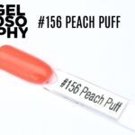 Capsule du vernis semi-permanent AstonishingNails Gelosophy #156 Peach Puff, un pêche doux légèrement nacré et lumineux