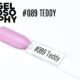 Capsule du vernis semi-permanent AstonishingNails Gelosophy #089 Teddy, un rose pastel irisé et brillant.