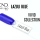 Capsule du vernis semi-permanent professionnel CND™ Shellac Lazuli Blue, bleu vif et brillant au fini laqué intense, issu de la Vivid Collection.