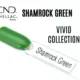 Capsule du vernis semi-permanent professionnel CND™ Shellac Shamrock Green, vert trèfle vif et brillant au fini laqué, issu de la Vivid Collection.