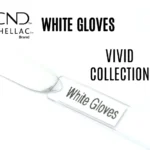 Capsule du vernis semi-permanent professionnel CND™ Shellac White Gloves, blanc pur et brillant au fini laqué, issu de la Vivid Collection.