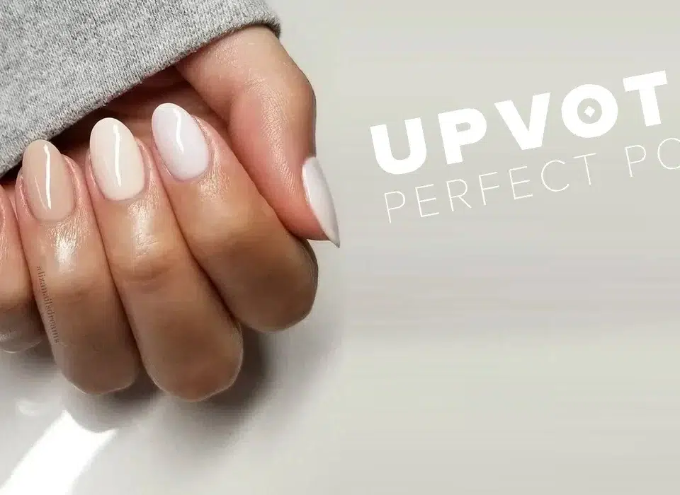 Manucure tendance nude élégante : cinq teintes NailPerfect Upvoted #213 Light Rose, #214 Morning Dew, #215 Adam & Eve, #216 Almost Naked, #217 Flower Garden sur ongles naturels