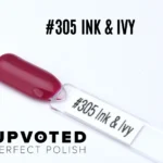 Capsule du vernis semi-permanent NailPerfect Upvoted #305 Ink & Ivy, un rose framboise intense et élégant.