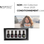 Coffret vernis semi-permanent NailPerfect Upvoted collection hiver 2025 Polaroid Snow Memories avec 5 teintes