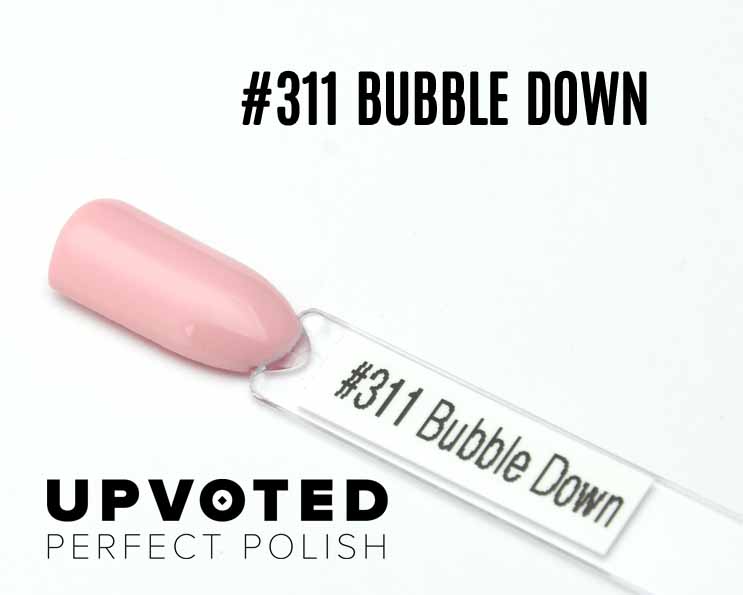 NailPerfect Upvoted #311 Bubble Down – Vernis semi-permanent rose pastel très pâle Capsule du vernis semi-permanent NailPerfect Upvoted #311 Bubble Down, un rose pastel très pâle, doux et légèrement laiteux.