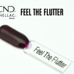 Vernis semi-permanent professionnel CND Shellac Feel The Flutter bordeaux foncé intense
