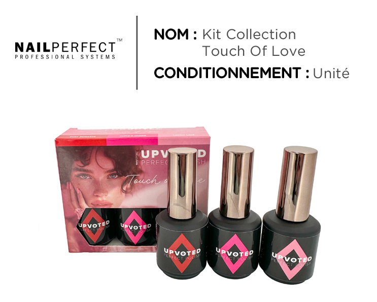 Kit vernis permanent Saint-Valentin Touch Of Love NailPerfect Upvoted