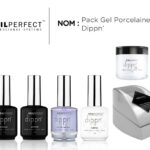 Pack gel porcelaine Dippn NailPerfect avec base, activateur, top coat, poudre clear et remover