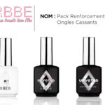 Pack renforcement ongles cassants avec Rubber Base, Fiber in a Bottle et Top Coat brillant pour vernis semi-permanent