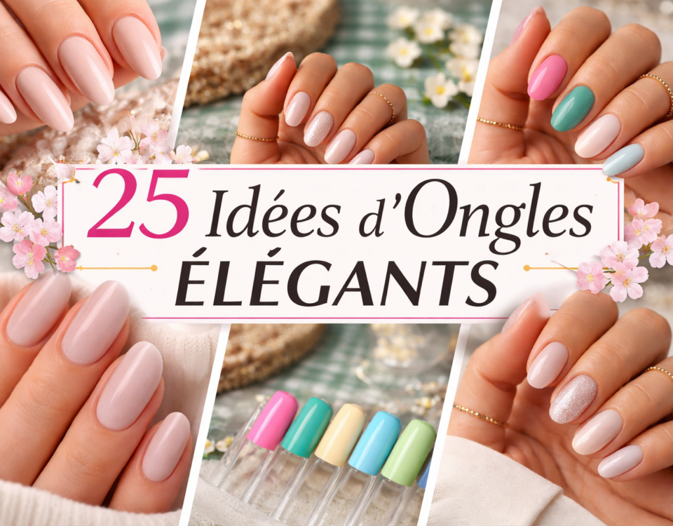 25 idées d’ongles élégants inspiration manucure nude pastel baby boomer