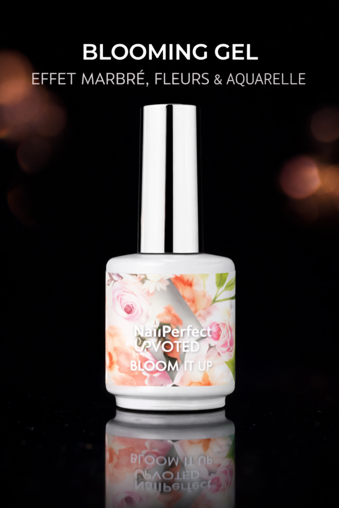 Blooming Gel NailPerfect Bloom It Up pour nail art effet marbré fleurs et aquarelle sur vernis semi-permanent