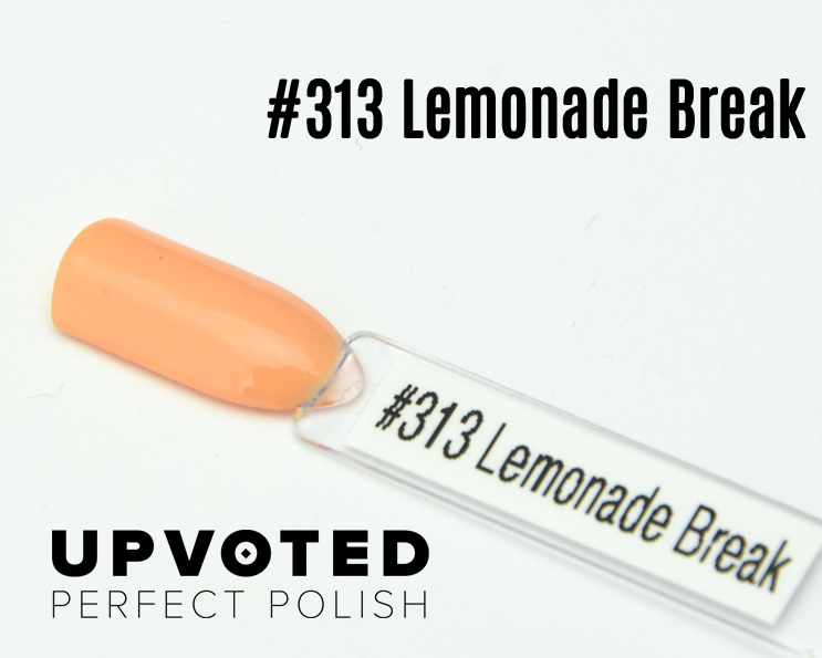 NailPerfect Upvoted 313 Lemonade Break couleur orange pastel vernis semi permanent tendance ongle printemps 2026
