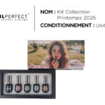 Coffret NailPerfect Upvoted kit collection printemps 2026 Picnic Tales vernis semi permanent 5 couleurs