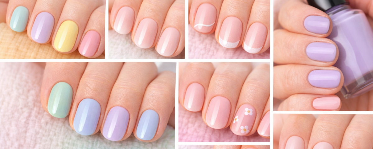 manucure printemps 2026 idees ongles pastel nail art minimaliste french pastel baby boomer manucure tendance