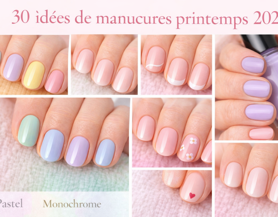 manucure printemps 2026 idees ongles pastel nail art minimaliste french pastel baby boomer manucure tendance
