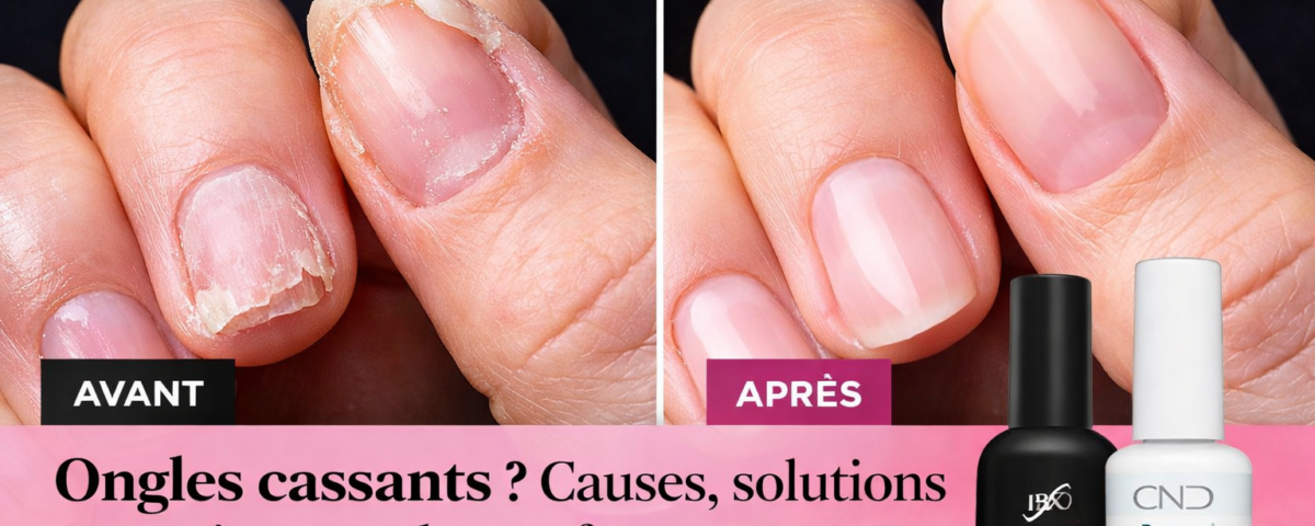 ongles cassants avant apres solutions routine renforcer ongles ibx rescue rxx