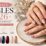 tendance ongles 2026 manucure couleurs nude vert sauge brun chocolat formes squoval amande courte nail art minimaliste glazed jelly nails