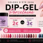 Soldes d'été 2026 sur les poudres DIP Powder et Gel Porcelaine professionnelles Perfect DIP Artistic et TruDIP EZFlow jusqu'à -90 % chez RBBE