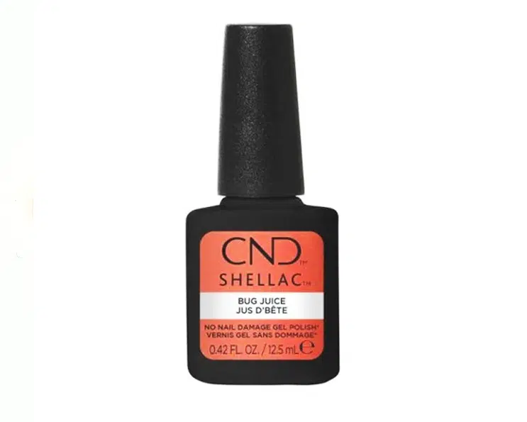 Flacon CND Shellac Bug Juice 12,5 ml vernis semi-permanent corail